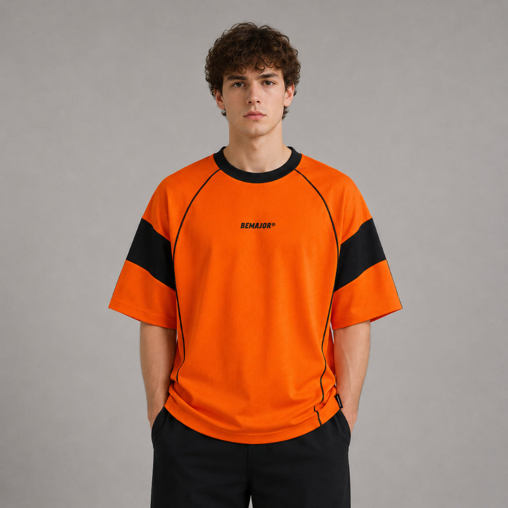 BEMAJOR Unisex Sporty Oversize Tee | Motorsport Collection