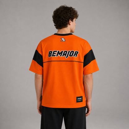 BEMAJOR Unisex Sporty Oversize Tee | Motorsport Collection
