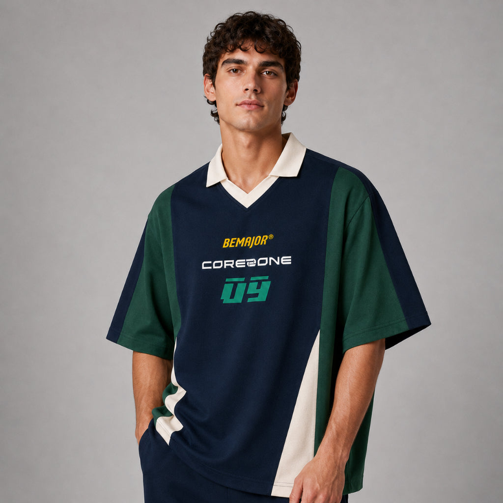 BEMAJOR Unisex Oversized Polo | Corezone 09 Collection