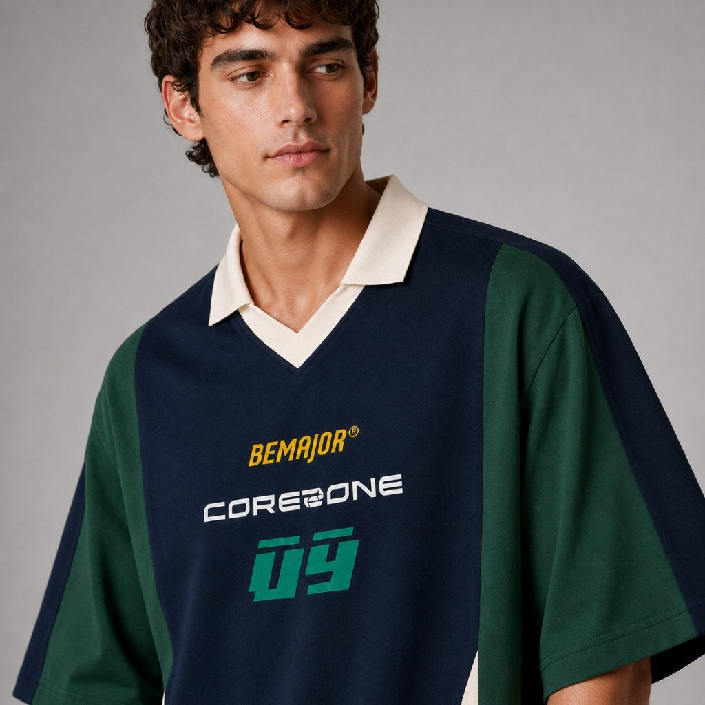 BEMAJOR Unisex Oversized Polo | Corezone 09 Collection