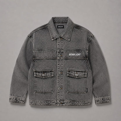 BEMAJOR Men Denim Jacket | Drip Denim Collection