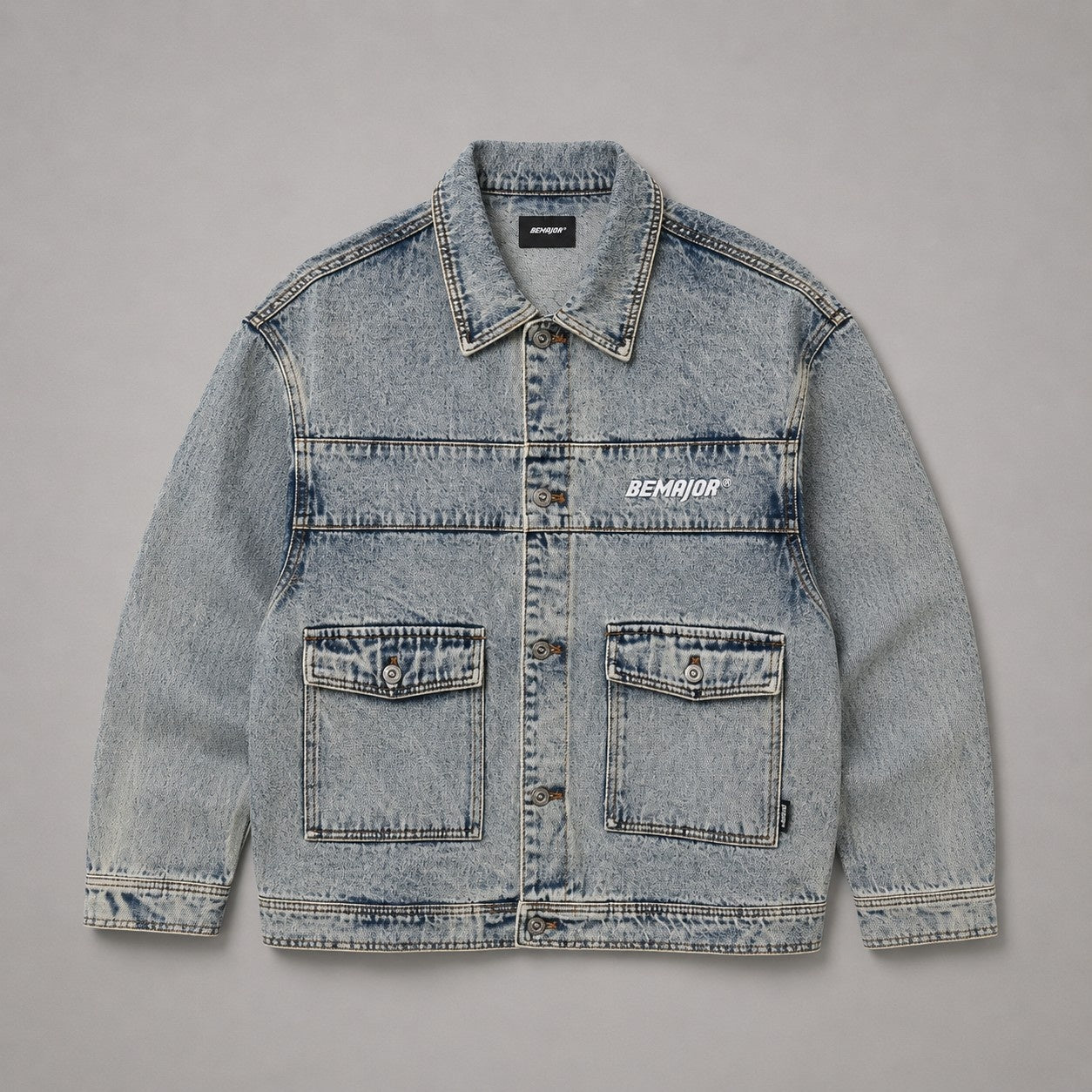 BEMAJOR Men Denim Jacket | Drip Denim Collection