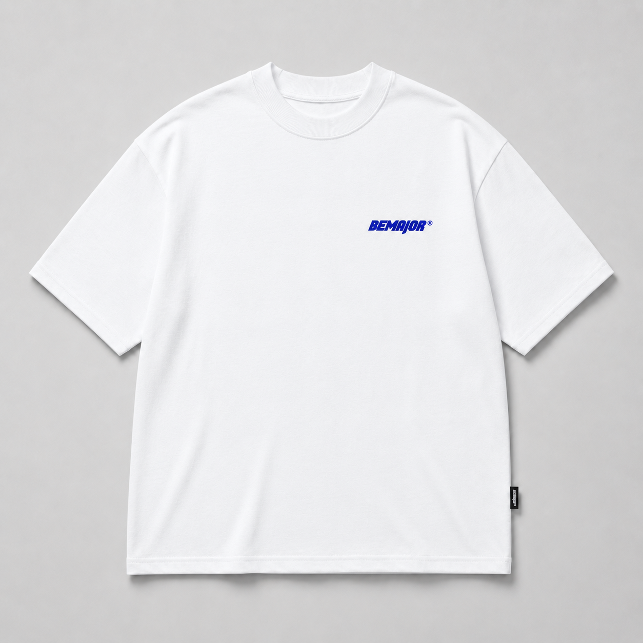 BEMAJOR Unisex Oversize Minimal Logo Tee