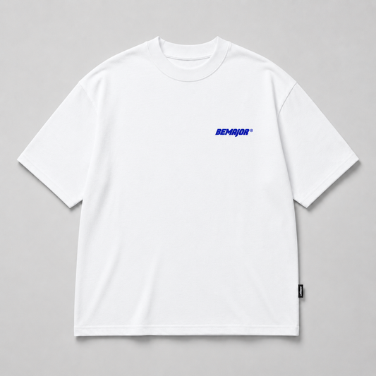 BEMAJOR Unisex Oversize Minimal Logo Tee