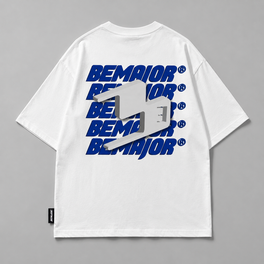 BEMAJOR Unisex Oversize Minimal Logo Tee