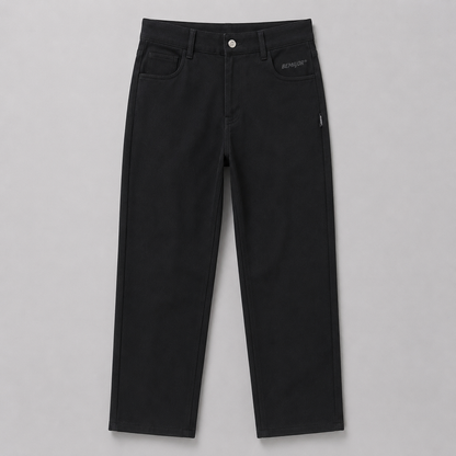 BEMAJOR Men Overlaid Wide Leg Pants