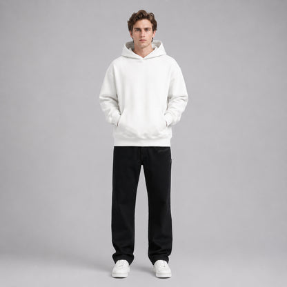BEMAJOR Men Overlaid Wide Leg Pants