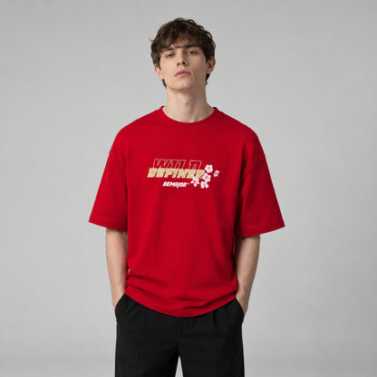 BEMAJOR Unisex Wild Defined Oversize Graphic Tee