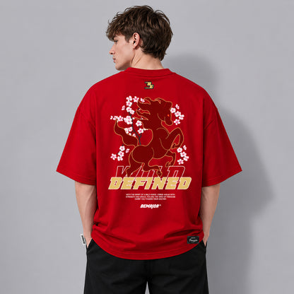 BEMAJOR Unisex Wild Defined Oversize Graphic Tee