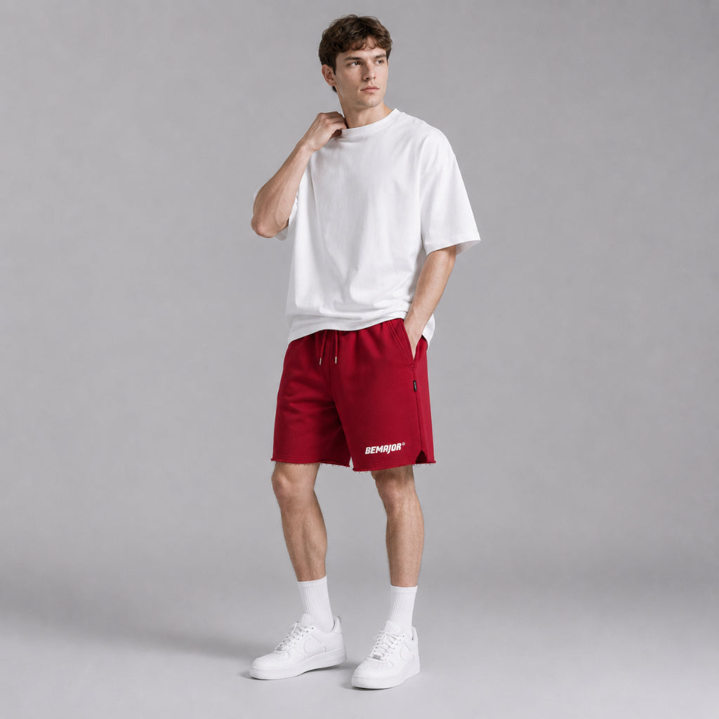 BEMAJOR Men Cotton Shorts
