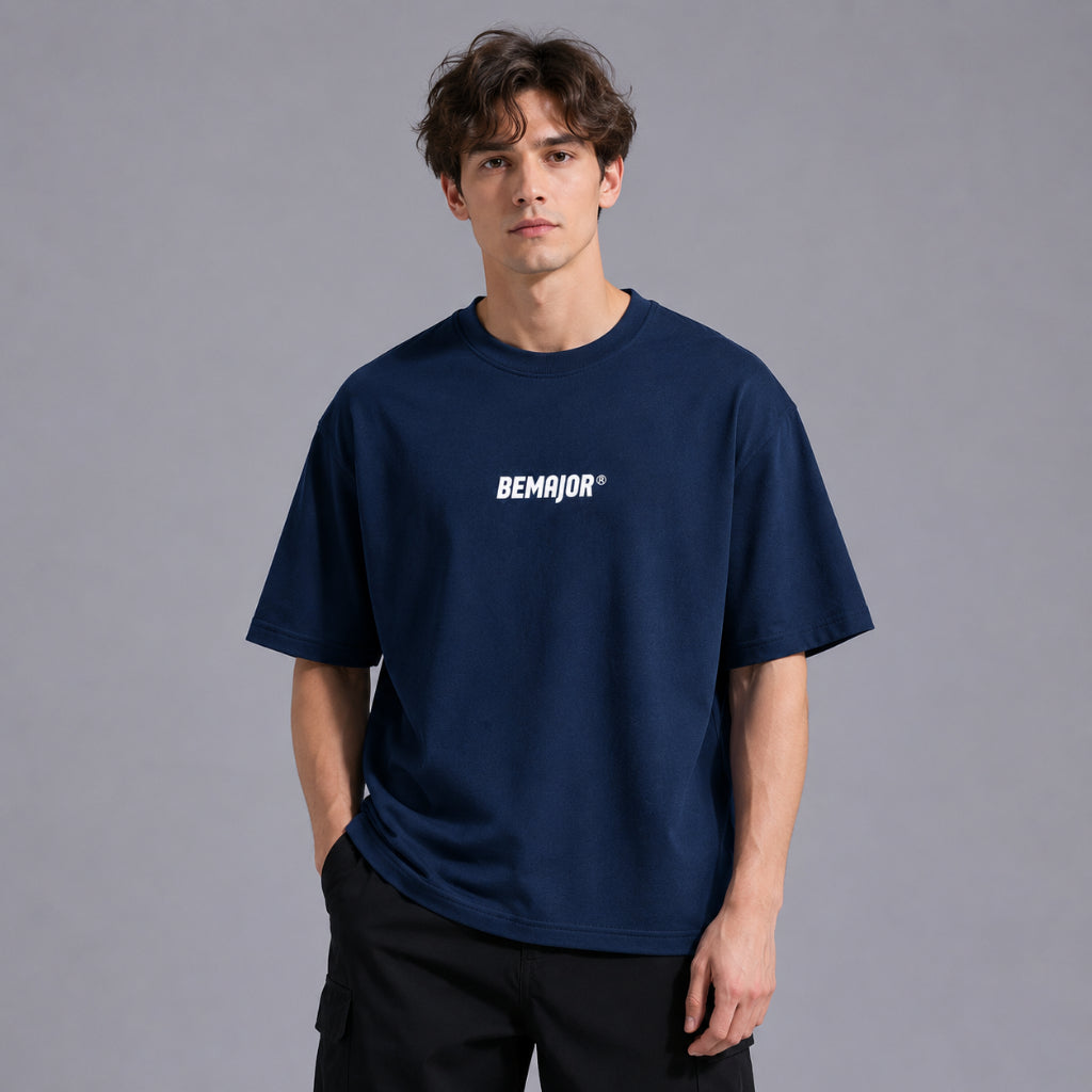 BEMAJOR Self Present Oversize Graphic Tee | Bluecore Collection