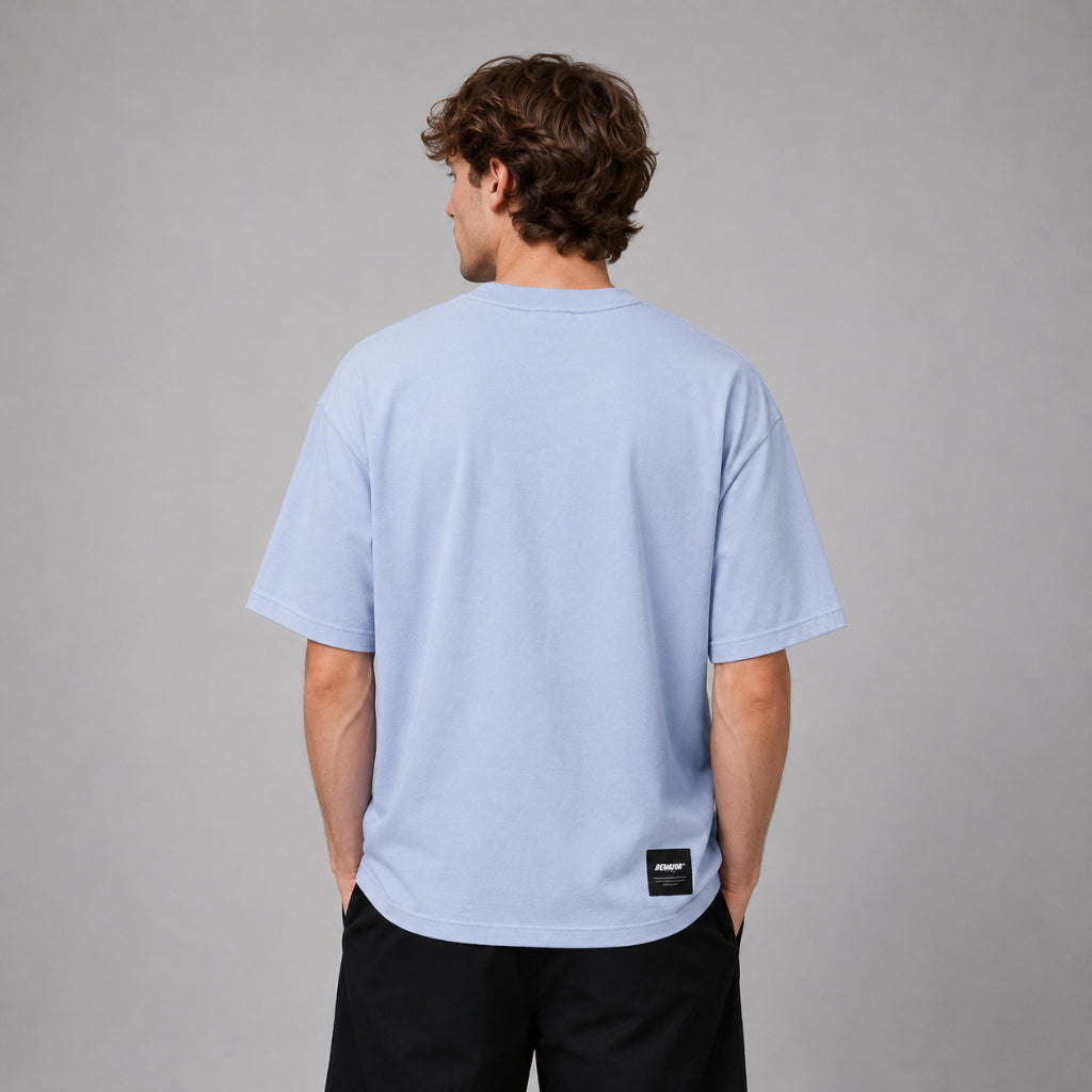 BEMAJOR Unisex Oversize Logo Graphic Tee | Bluecore Collection