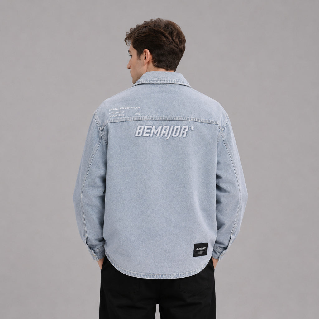 BEMAJOR Men Denim Jacket | Drip Denim Collection