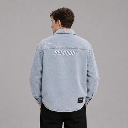 BEMAJOR Men Denim Jacket | Drip Denim Collection