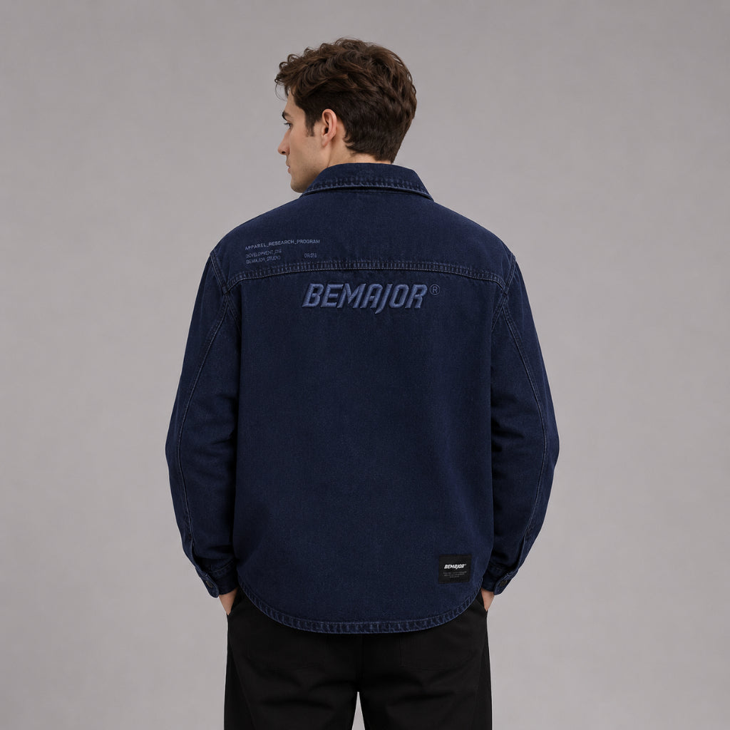 BEMAJOR Men Denim Jacket | Drip Denim Collection