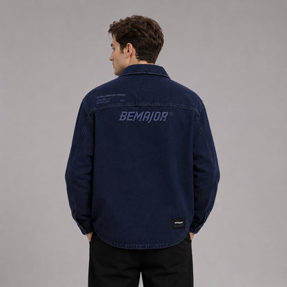 BEMAJOR Men Denim Jacket | Drip Denim Collection