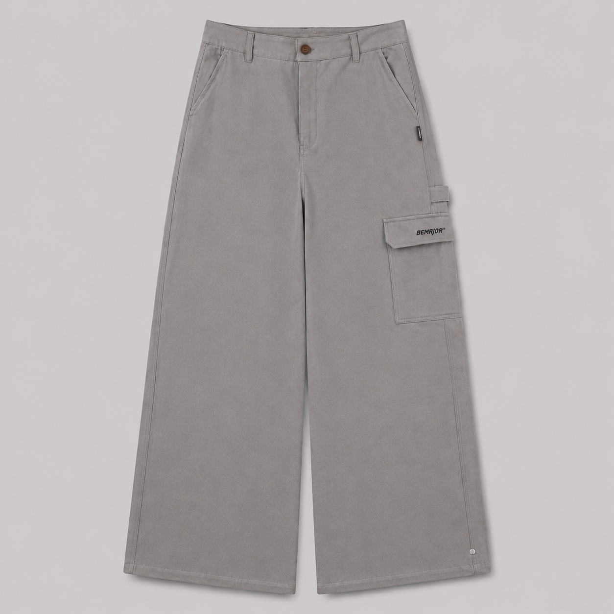 BEMAJOR Men Wide Leg Cargo Pants