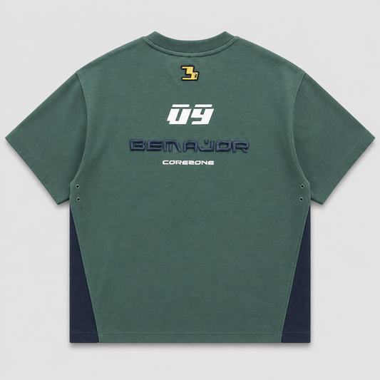 BEMAJOR Unisex Colorblock Oversize Tee | Corezone 09 Collection