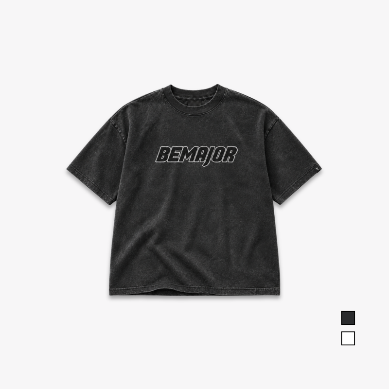 BEMAJOR Unisex Oversize Graphic Tee | Drip Denim Collection
