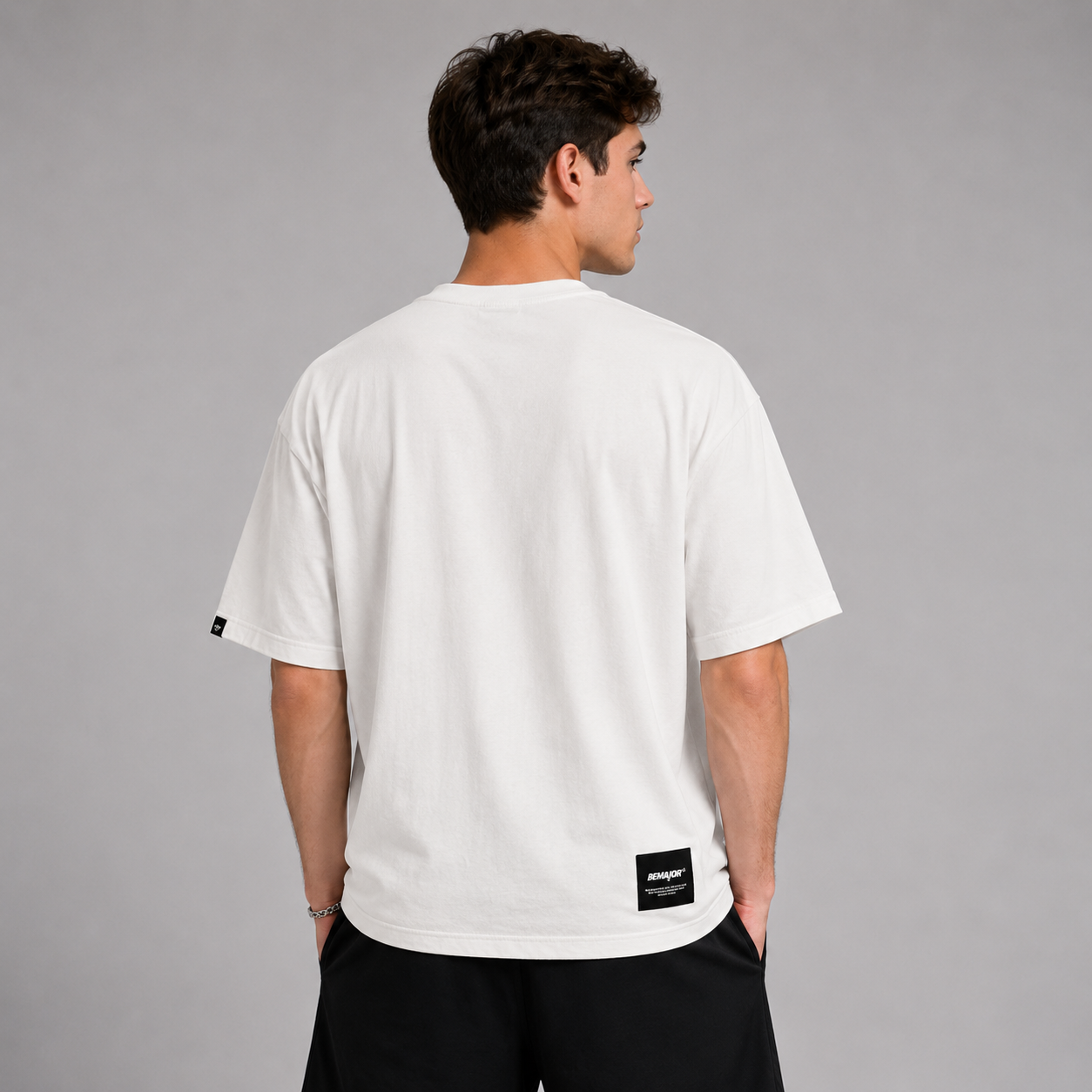 BEMAJOR Unisex Oversize Graphic Tee | Drip Denim Collection