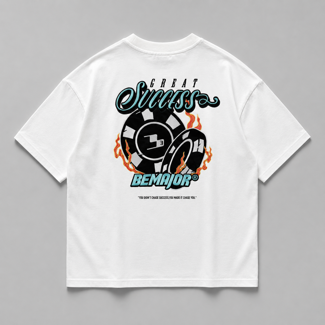 BEMAJOR Unisex Great Success Oversize Graphic Tee