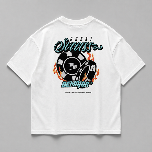BEMAJOR Unisex Great Success Oversize Graphic Tee