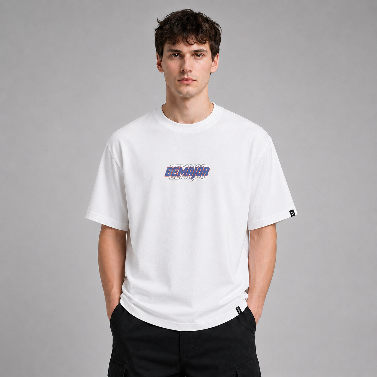 BEMAJOR Unisex Oversize Graphic Tee | Logo Tee Collection