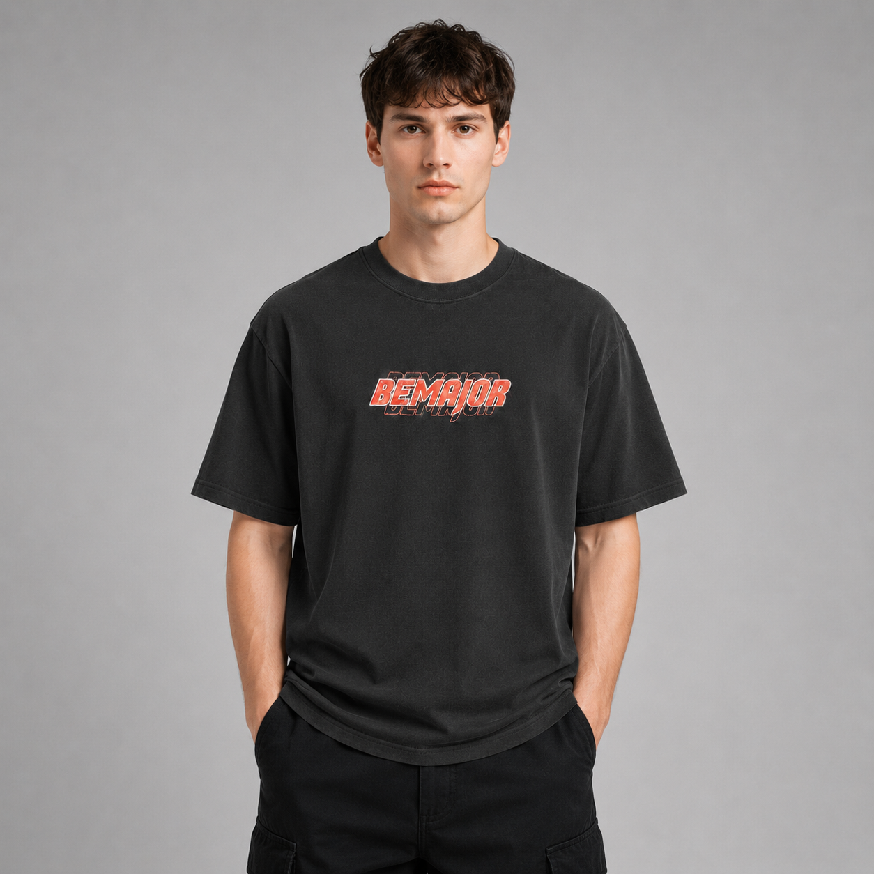 BEMAJOR Unisex Oversize Graphic Tee | Logo Tee Collection
