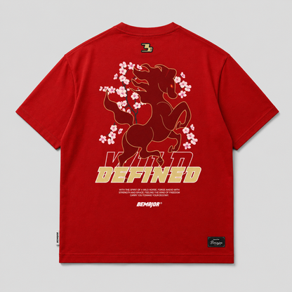 BEMAJOR Unisex Wild Defined Oversize Graphic Tee