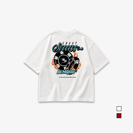 BEMAJOR Unisex Great Success Oversize Graphic Tee
