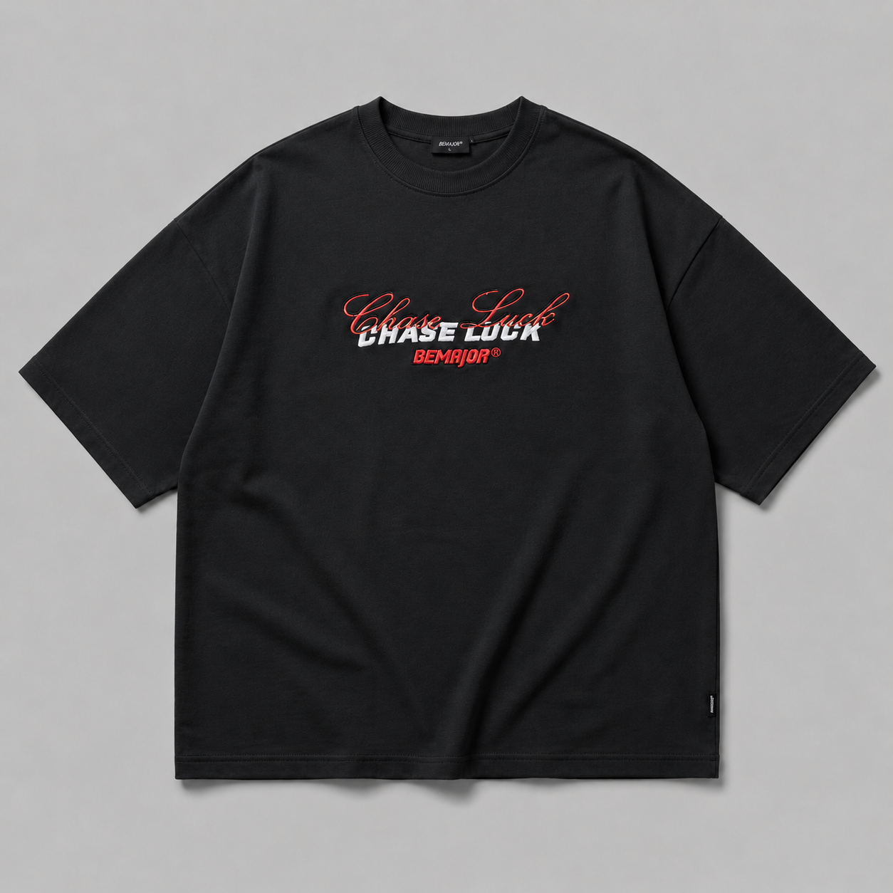 BEMAJOR Unisex Chase Luck Oversized Graphic Tee