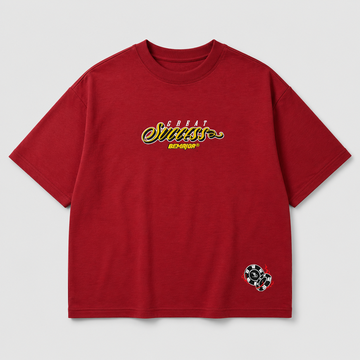 BEMAJOR Unisex Great Success Oversize Graphic Tee