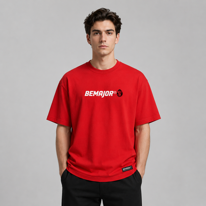 BEMAJOR Oversize Short Sleeve Graphic Tee Men | CNY Collection