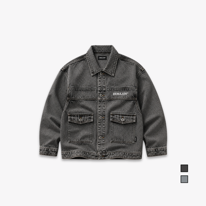 BEMAJOR Men Denim Jacket | Drip Denim Collection