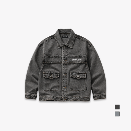 BEMAJOR Men Denim Jacket | Drip Denim Collection