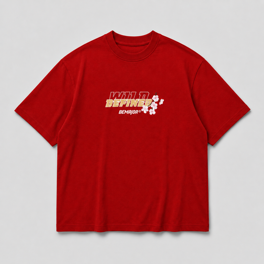 BEMAJOR Unisex Wild Defined Oversize Graphic Tee