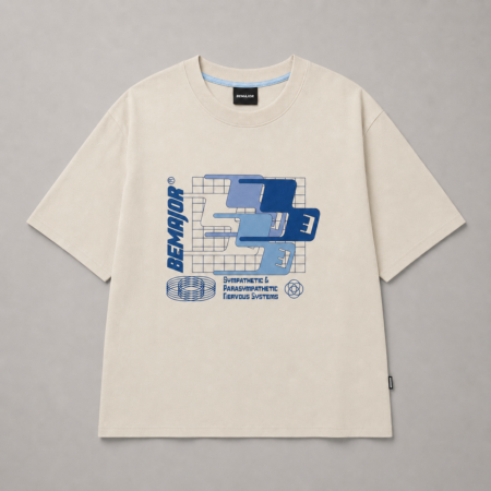 BEMAJOR Unisex Oversized Graphic Tee | Korean Style Casual Streetwear T-Shirt