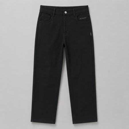 BEMAJOR Men Overlaid Wide Leg Pants | Casual Streetwear Trousers
