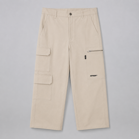 BEMAJOR Men Cargo Pants | Korean Style Loose Fit Long Pants